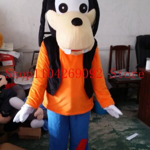 Green Hat Dog Mascot Costumer Cartoon Doll Dogs Cosplay Costumer Birthday Character Party Carnival Costumes Maskote Adult