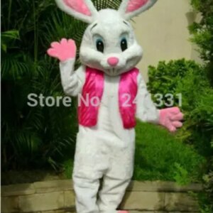 New Adult Halloween Christmas Easter Rabbit Mascotte Fancy Cartoon Mascot Costume Plush Fancy Dress Mascot Costume