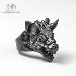 Dog Memorial Rings, Dog Love Jewelry – Beautiful Stackable Rings Pet Lover Jewelry Pet Tags, Artisan Silver Ring Gifts