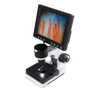 2025 New HD Digital Microscope Microcirculation USB + 8-inch LCD for Blood display Nailfold Capillary lcd digital microscope