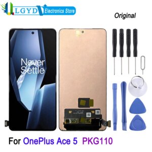 6.78 inch AMOLED Screen For OnePlus Ace 5 PKG110, 120Hz Phone Display Touch Screen Digitizer Repair Replacement Part