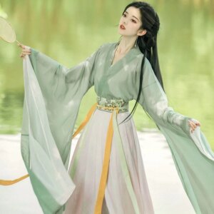 Hanfu female waist skirt Chinese style ancient clothing daily