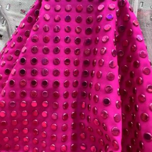 African StonesLace Fabric 2025 High Quality Nigerian Cotton Lace Fabric 5Yards Rhinestones Fabrics For Woman Party Dress