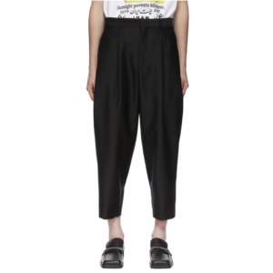 YOJI OOAK GABARDINE TROUSERS CDG gabardine trousers