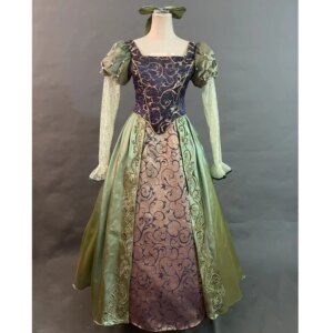 New Arrival Belle Princess Luxury Embroidery Cosplay Costume Library Dress For Women Halloween Party Custom Made Costumes