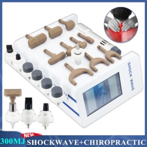 300MJ Shock Wave Has Relieve Muscle Pain Massage Relaxation Cervical Spine Chiropractic Correction Gun 2025 New 2 In 1 Massager