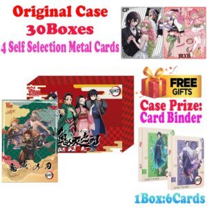 2025 Newest Case Guangu Culture Demon Slayer Colored Paper Waifu Nezuko Trading Playing Card Mitsuri CCG TCG Hobbies Gift
