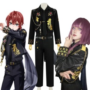 Anime Wonderland Cosplay 5th Anniversary Costumes Sparkly Beaded Diamond Suits 2 Pieces Set Role-play Suits Unisex Outfit s-2xl