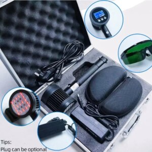 Class Iv Cold Laser Therapy Infrared Physiotherapy Lamp 3W 808nm 650nm Chiropractic Use for Pain and Tendonitis Healing