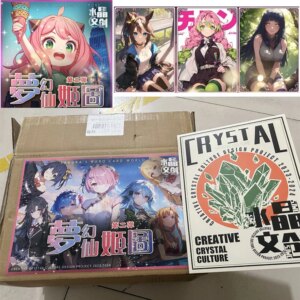 New Fantasy Fairy Picture B5 Goddess Art Board Crystal Culture Rem Kafka Anya Forger Popular Anime Female Lead Collection Cards
