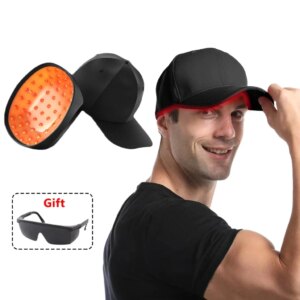 HLKGO Laser Hair Helmet, 96 Diode 650nm Laser Hair Loss Guard for Alopecia Areata and Bald Spots