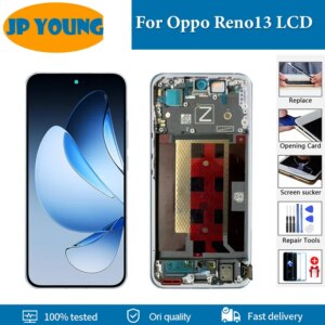 6.59″ Original AMOLED For Oppo Reno13 5G LCD Display Touch Digitizer Screen For Oppo Reno 13 5G CPH2689 PKM110 LCD Replacement