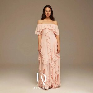 Aushine Customized Birthday Evening Dress Ankle Length Sleeveless Summer Elegant Wedding Party Gowns For Women Arab 2024