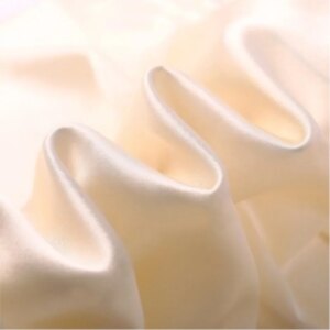 New 22momme Silk fabric plain crepe satin 100% bedding solid color pillowcase