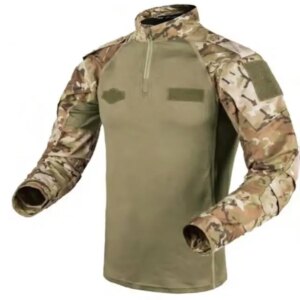 Chinese 21 New Jungle Camouflage Frog Uniform Spring Include Tops Pants Kneepad Man