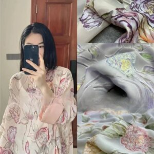 Light luxury su mommeer silk blended jacquard fabric new Chinese-style top and outerwear