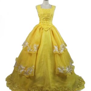 2023 New Arrival Belle Cosplay Costume Halloween Party Costumes For Adult Belle Dress