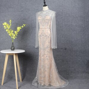 Beading Mermaid Prom Dresses Long Formal Sequines Party Vestidos High End Luxury Evening Dress