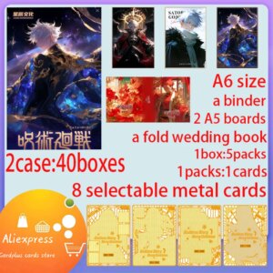 New Stars JJk Jujutsu Kaisen A6 BoardsGojo Satoru Nanami Hobby Collection Cards Doujin Booster Box Kids Toys Gifts
