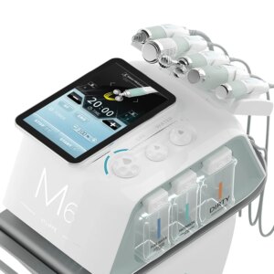 Portable 6 In 1 Ultrasonic Face Lifting Microdermoabrasion Oxygen Sprayer dermabrasion Deep cleaning Machine