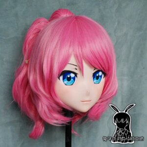 (RB2436)Customize Full Head Quality Handmade Female/Girl Resin Japanese Anime Cartoon Character Kig Cosplay Kigurumi Mask