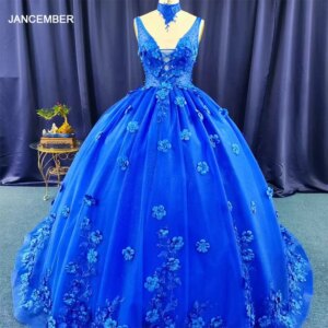 Quinceanera Dresses New Sweet Flower Party Dress Classic Sleeveless Ball Gown Birthday Gown Graduation Dress vestidos 15 años