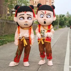 Ne Zha Mascot Costume Alakubara Aobing Adult Cartoon Character Outfit Suit Halloween Carnival Cosplay Party Props Accessories M5