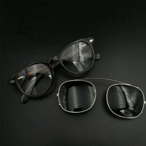 Handcrafted Natural Ox Horn Round Glasses Frame for Men & Women – Retro Style Full Rim Prescription Eyewear