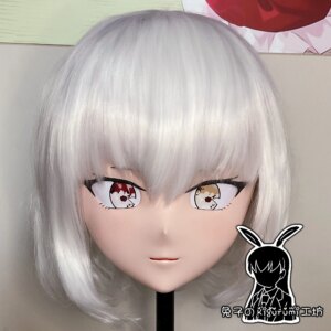 (RB7126)Customize Full Head Quality Handmade Female/Girl Resin Japanese Anime Cartoon Character ‘Mea’ Kig Cosplay Kigurumi Mask
