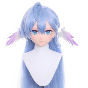 Handmade Customize Full headband lock BJD Doll Mask Cartoon Character Cosplay Kigurumi Mask Resin Japanese Anime Kig Masks