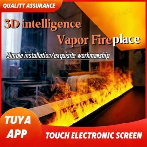Customized Steam Fireplace Elegant Interior Decoration Safe and Environmentally Friendly Electric Fireplace chimenea decorativa