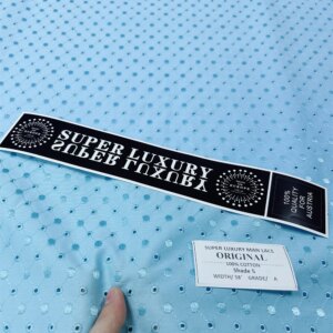 100% Cotton Voile Lace Fabric 5 Yard High Quality 2025 Atiku Fabric for Sale in Turkey African Lace Fabric Sewing for Man Q205-1