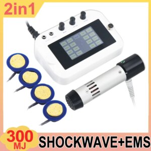 300MJ Shockwave Therapy Machine Physiotherapy Body Relaxation Pain Relief ED Treatment Muscle Stimulation Portable Shock Wave