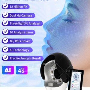 Aisia 3D Smart Magic Mirror 8 Spectral Skin Analyzer Machine Face Scanner Facial Testing Skin Aanlysis Moisture Detection