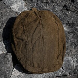 Spring vintage flax plant dyed leisure to old cap