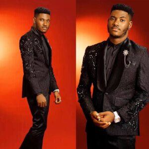 Customized Jacquard Men Suits Sequin Crystal-Beads Tailor-Made Groom 2-Pieces Coat Pant Formal Occasions Party Singer Business