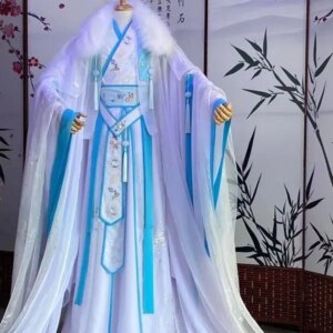 Heaven Official’s Blessing Anime Villain Self-rescue System Chu Wanning Cosplay Costume Shi Wudu Costumes Hanfu for Halloween