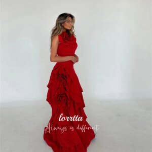 Lorrtta Customized Evening Dress Elegant Long Dress Gala Dresses Woman Prom Dresses 2025 Fishtail Cut Fflower Decoration Robe