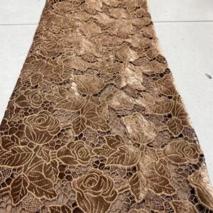 African Embroidered Fabrics Gold Velvet Lace Fabric 2025 High Quality lace Mesh Fabric For Princess Dress Fabric Lace 5 A825-1