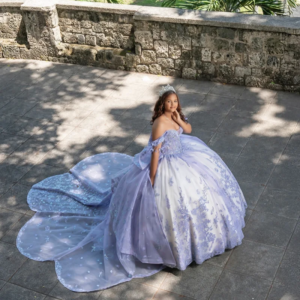 Customized Water blue Off Shoulder Quinceanera Dress sequin Lace applique beads Tull 3D flower Bow vestidos de 15 Quinceanera
