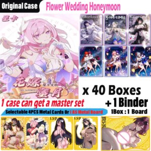 New Goddess Story Cards Flower Wedding Honeymoon CCG Waifu Collection Card Bride Rare Card Toys Card Birthday Party Gift