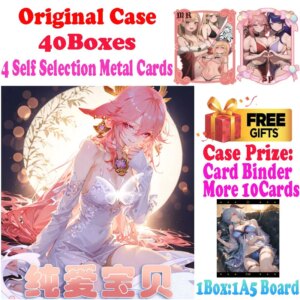 2025 Lastest A5 Size Pure Love Baby Waifu Card Board Raiden Ganyu Palying Trading Artboard TCG Toys Hobby Gift