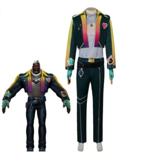 Game LOL HEARTSTEEL K’Sante Cosplay Costume LOL Adult Men Roleplay Outfits Male K’Sante Uniform Halloween Full Set