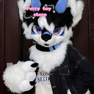 Furry Head Fursuit Headsets CuteCosplay Dog Wolf Head Costumes Customized Fursona Comiket Furries Doll Kig Series Kawaii Animal