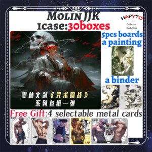 2025 Newest Molin Culture JJK Jujutsu Kaisen Boards JJK Booster Box Gojo Satoru Nanami Sukuna Hobby Chrismas Gift