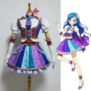 Customize The Anime Aikatsu cos Kiriya Aoi cosplay costume suit Women New