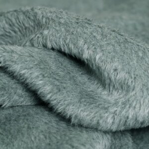 Luxury wool green wind single-sided plush fabric autumn and winter women’s coat