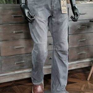 Amekaji Style Retro Denim Pants three-dimensional Cut Cotton Casual Straight Cylinder Ground White Water Wash Good Quality Jeans