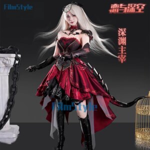 Love and Deepspace Heroines Cosplay Costume Abysm Sovereign Dress New Combat Outfit Hunter Uniform Halloween Party Women Girls