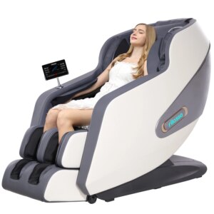 2025 4D Massage Chairs AI Voice Control Zero Gravity Massage Chairs Full Body Shiatsu Scan and Recliner Chair with Yoga Stretch